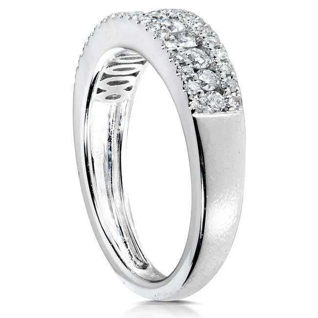 1/2ct.tw Multi-row Diamond Ring