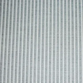 2 5/8 YD PC - Gray/White Indoor/Outdoor Stripe Woven Decorating Fabric