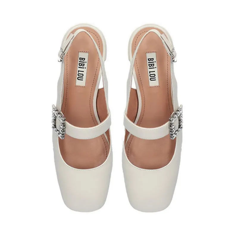 657Z10VK Ballerina Pump - White