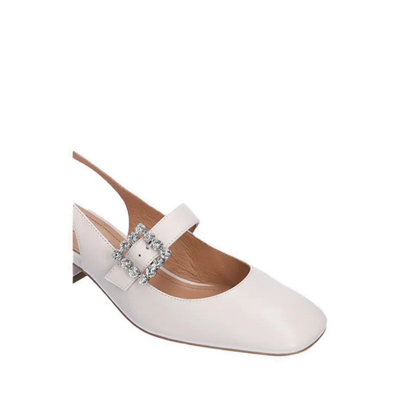 657Z10VK Ballerina Pump - White