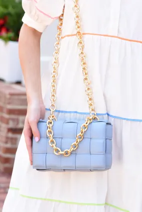 ANYA HANDBAG -BLUE