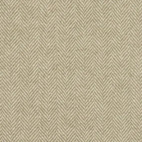 Astral Herringbone Pure New Wool Fabric | Limestone