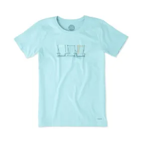 Beach Chairs Crusher T-Shirt by Life is good