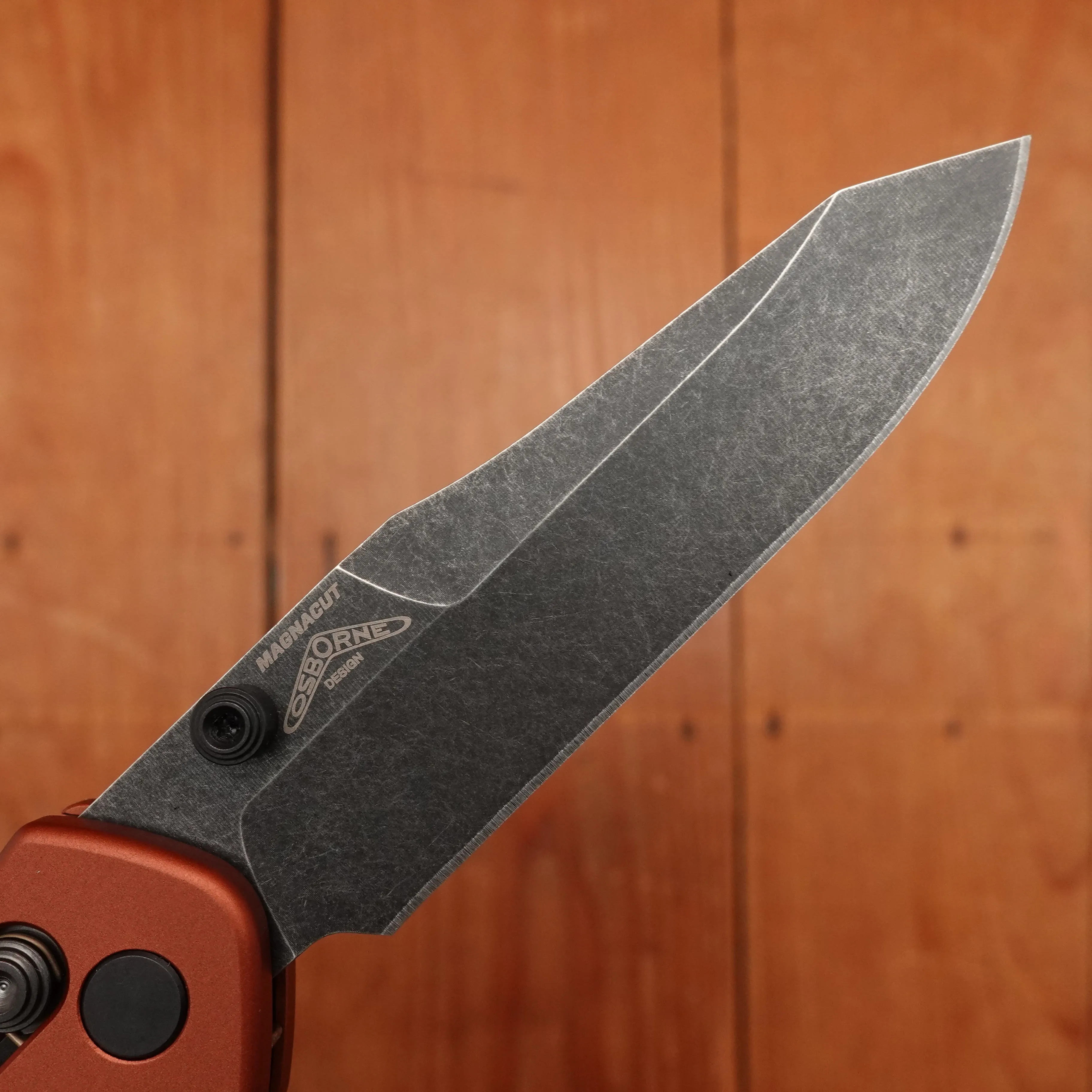 Benchmade 945BK-03 Mini Osborne Reverse Tanto CPM-S30V AXIS Lock Burnt Copper Aluminum Handle