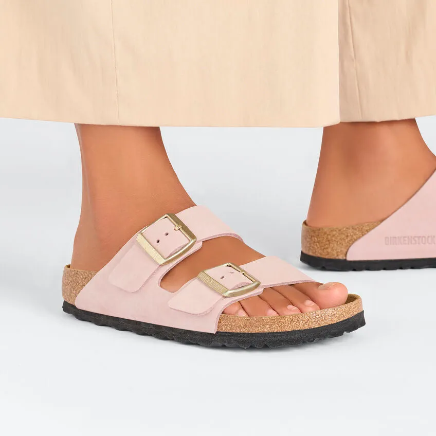 Birkenstock Arizona Soft Footbed Sandal - Soft Pink Nubuck