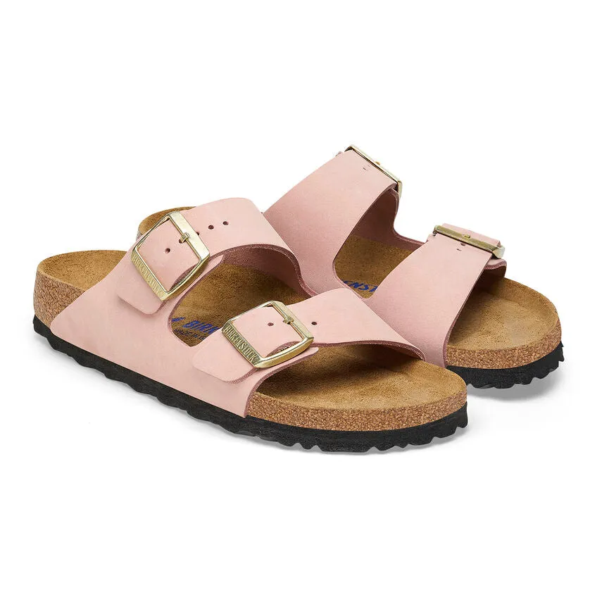 Birkenstock Arizona Soft Footbed Sandal - Soft Pink Nubuck