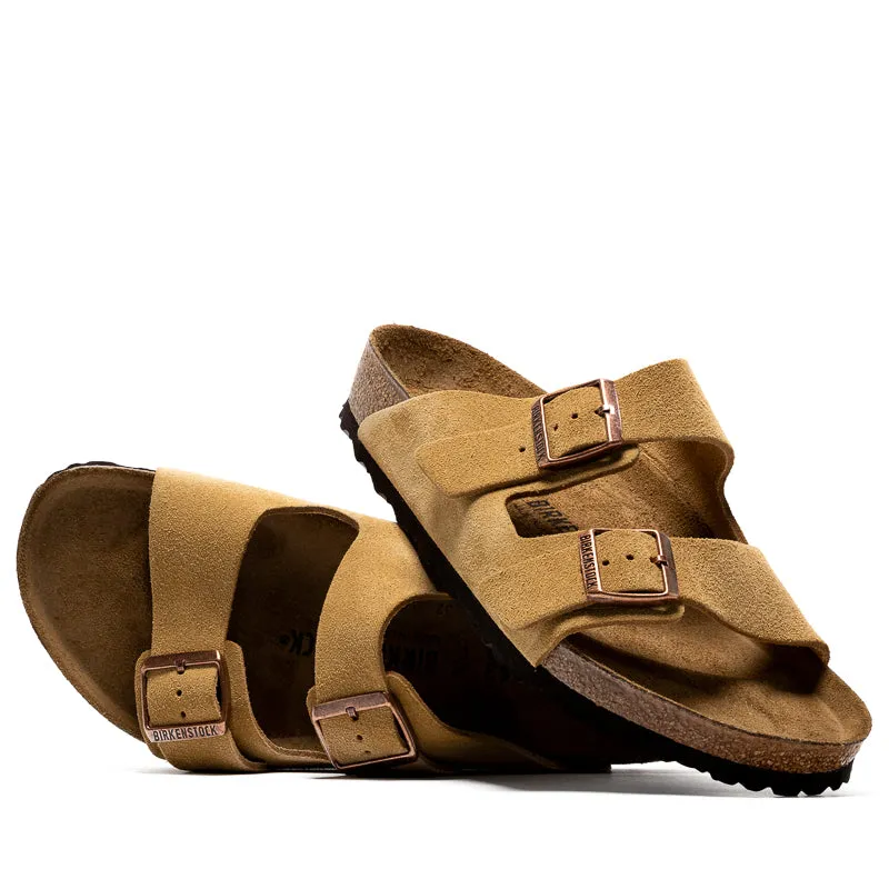 Birkenstock Arizona Suede - Latte Cream