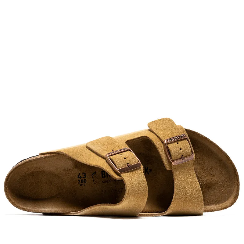 Birkenstock Arizona Suede - Latte Cream