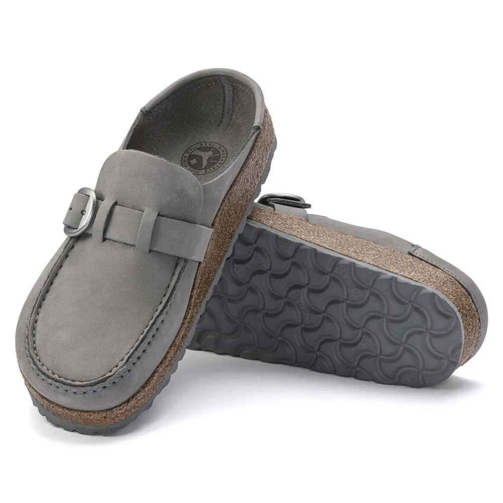 BIRKENSTOCK BUCKLEY DOVE GREY NUBUCK - WOMENS