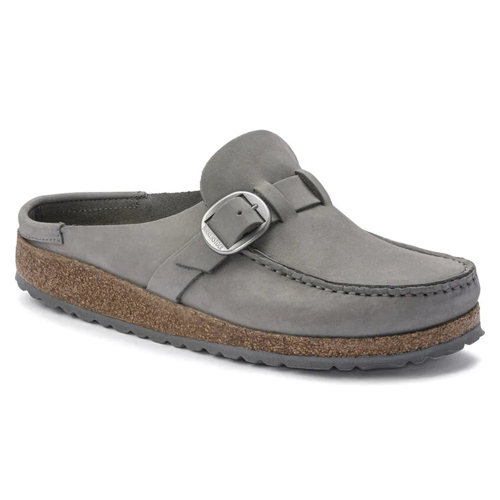 BIRKENSTOCK BUCKLEY DOVE GREY NUBUCK - WOMENS