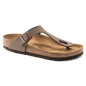 Birkenstock Women's Gizeh Birkibuc (Mocha - Narrow Fit)