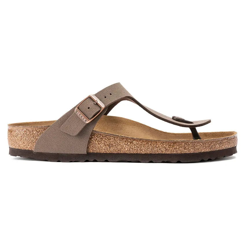 Birkenstock Women's Gizeh Birkibuc (Mocha - Narrow Fit)