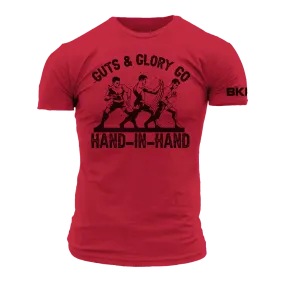 BKFC Guts & Glory T-Shirt - Red