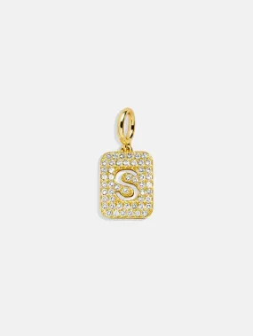 Block Pavé Initial Cluster Charm - S