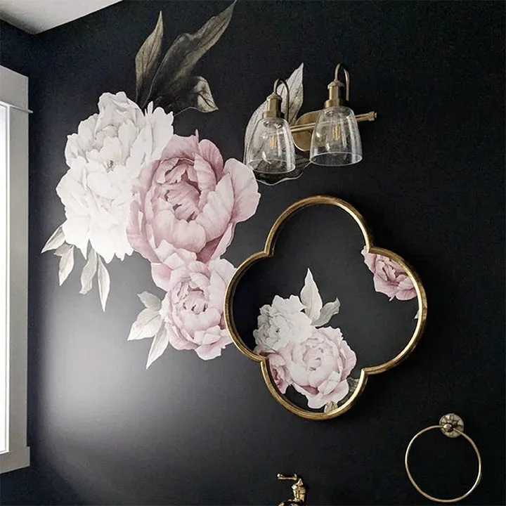 Blushing Peonies Wall Decal Set