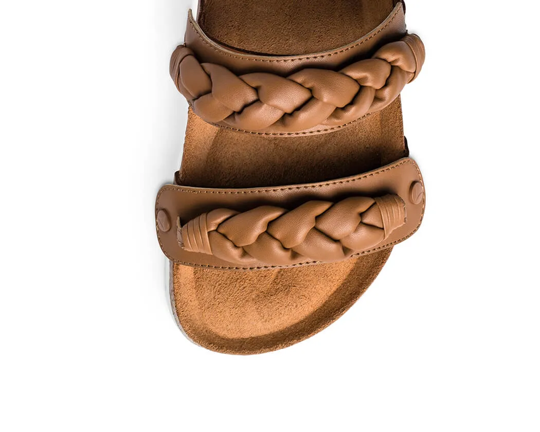 Braided - Casual Cork Cognac PS2