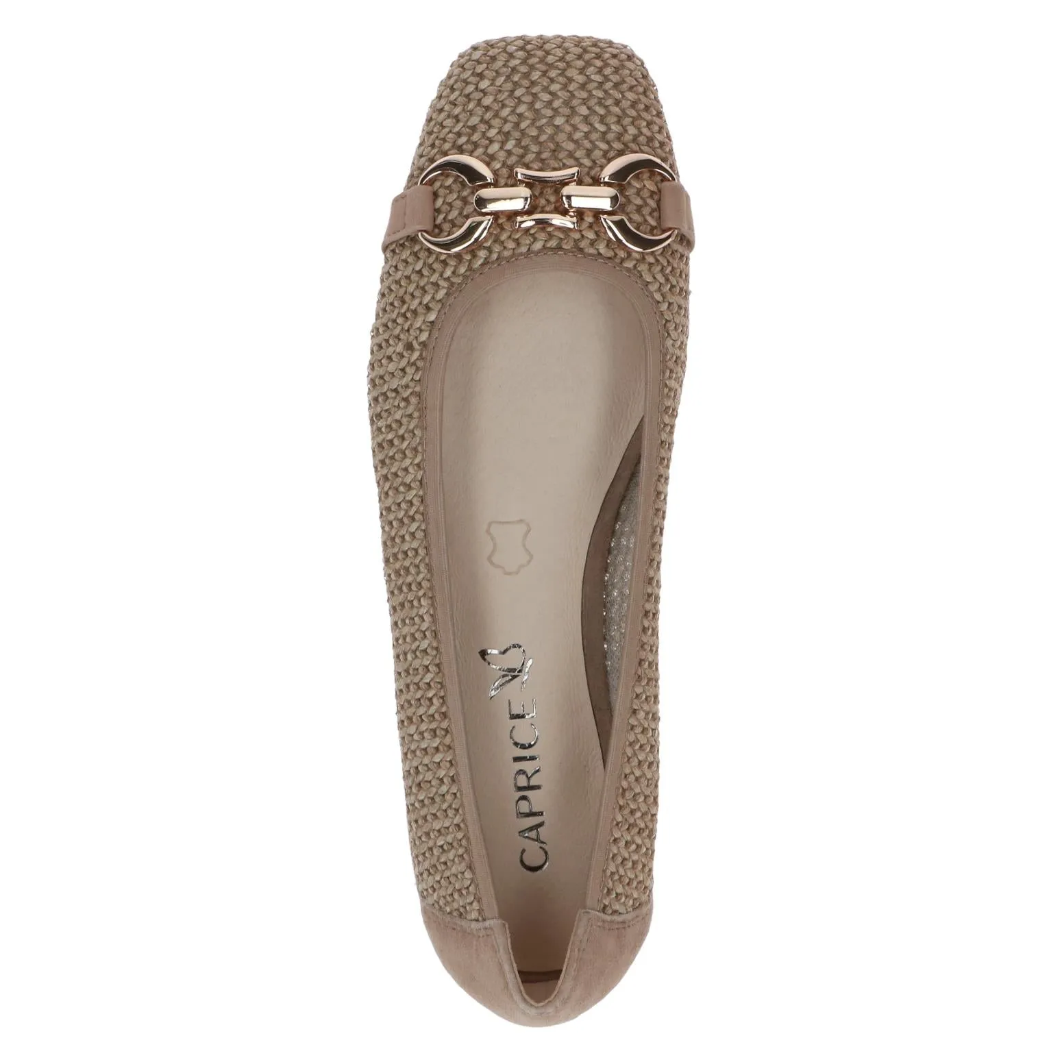 Caprice Ladies Buckle Trim Pump