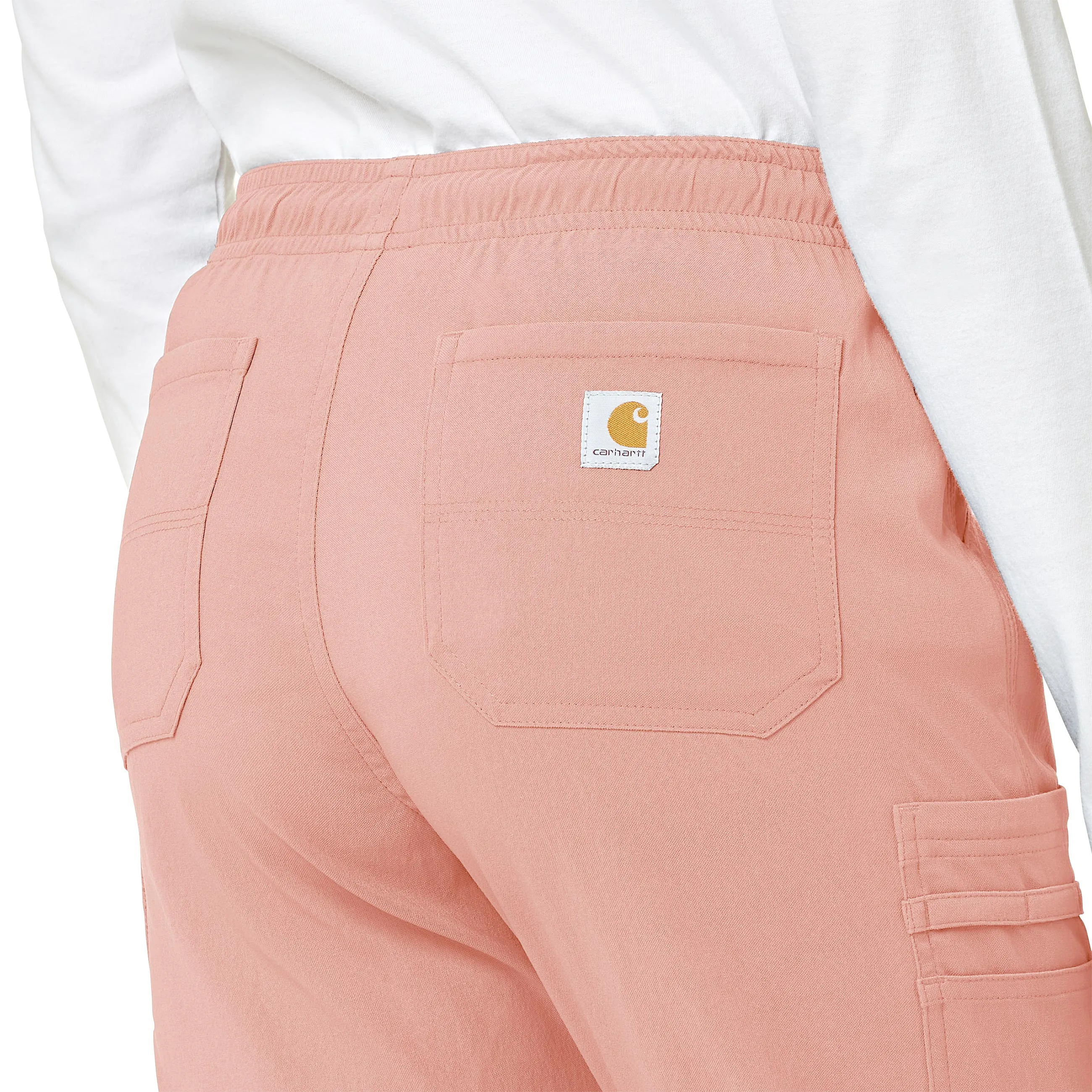 Carhartt Rugged Flex Peak Women's Cargo Jogger Scrub Pant - Sorbet