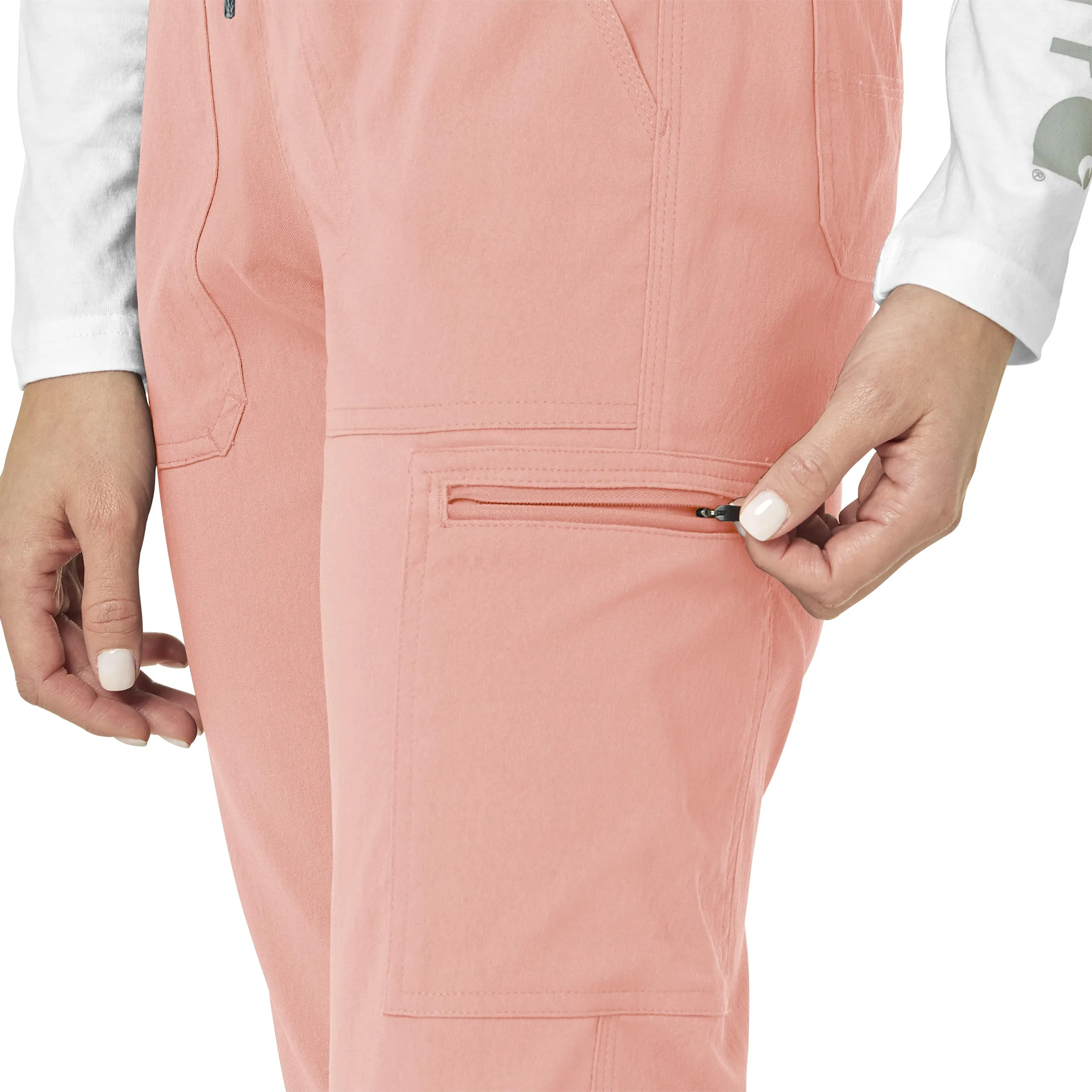 Carhartt Rugged Flex Peak Women's Cargo Jogger Scrub Pant - Sorbet