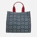 Coach 1941 Women's Signature Chambray Canvas Tote Bag 34 - Midnight Navy Multi