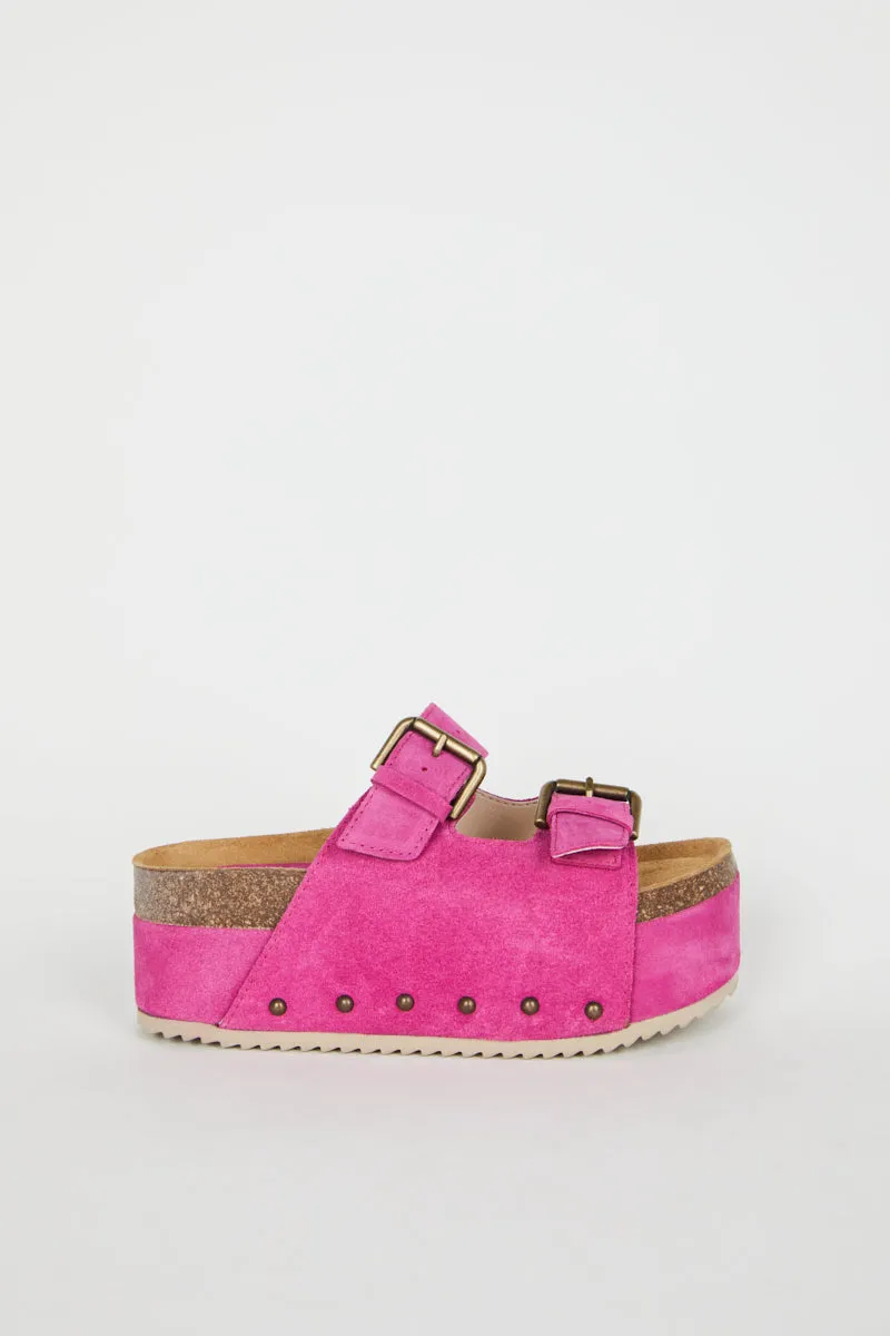 Cooper-2 Suede Platform Sandal