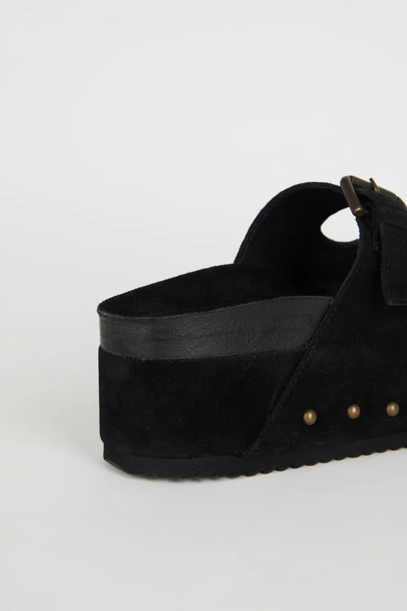 Cooper-2 Suede Platform Sandal