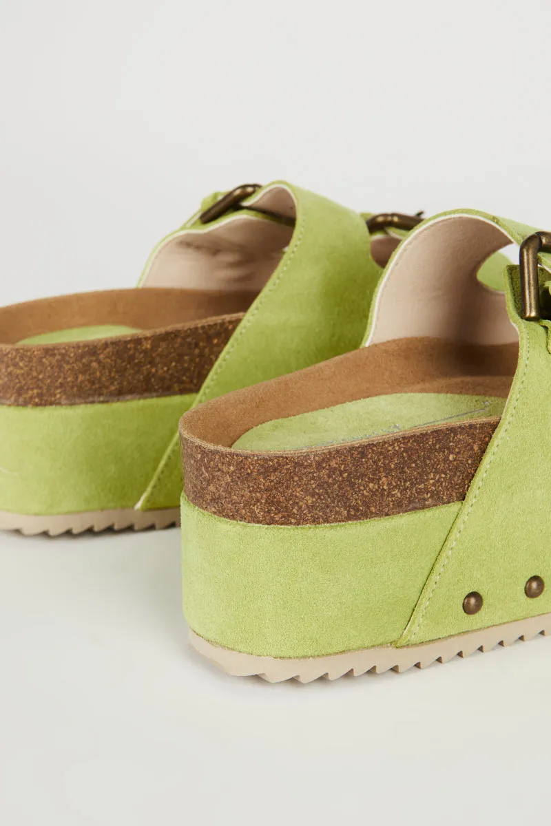 Cooper-2 Suede Platform Sandal