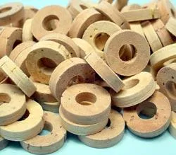 CORK VALVE STEM WASHER - 5/8" DIAMETER -  3/16" THICK