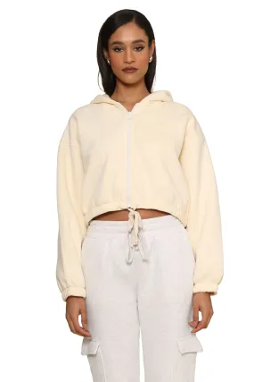 Cozy Nights Cropped Zip Up