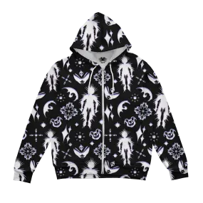 Crystalized Zip Up Hoodie