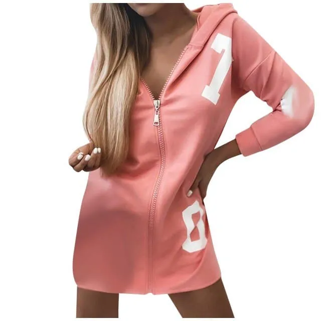 DressBetty - Streetwear Hoodies Y2K Aesthetic Winter ZIP UP Women Sweatshirt