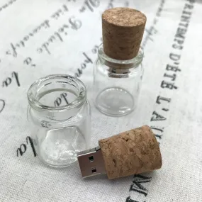 Drifting message-in-a-bottle USB