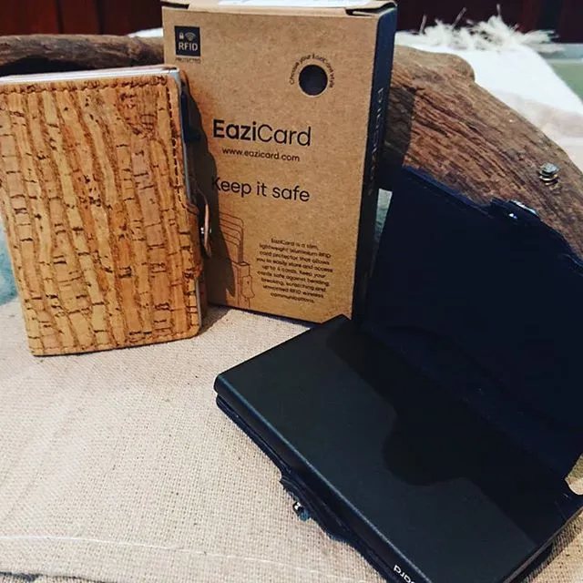 EaziCard RFID Cork 1 Wallet | Gold