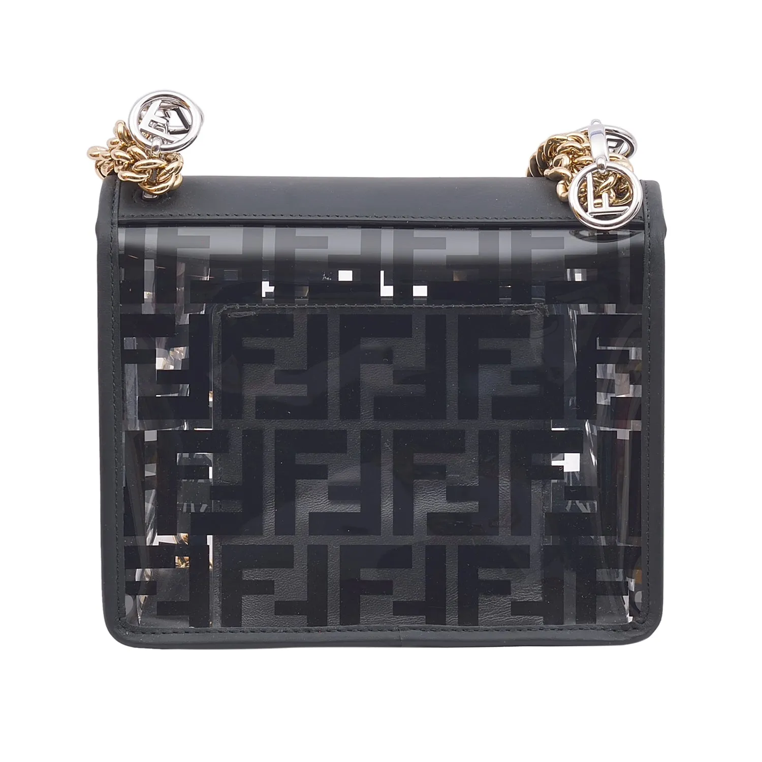 Fendi Black Transparent Mini Leather Bag