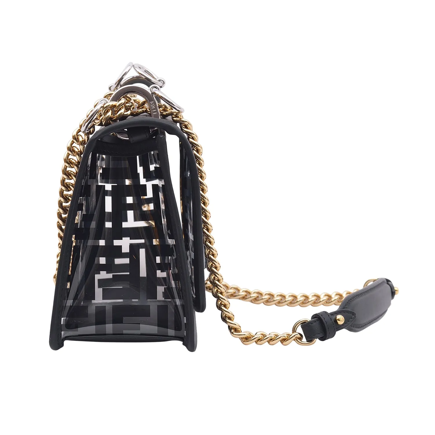 Fendi Black Transparent Mini Leather Bag