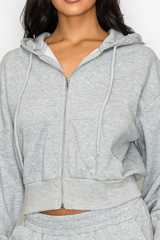 Fleece Zip Up Jacket