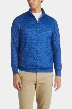 Geo Printed Quarter Zip Pullover