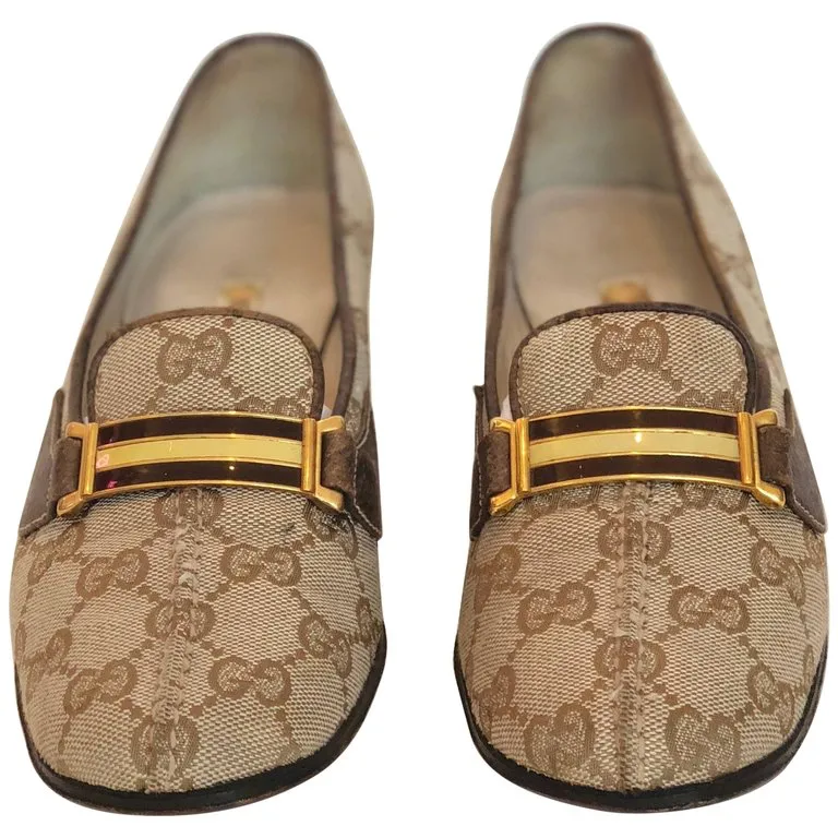 Gucci Logo Loafer Pump