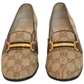 Gucci Logo Loafer Pump