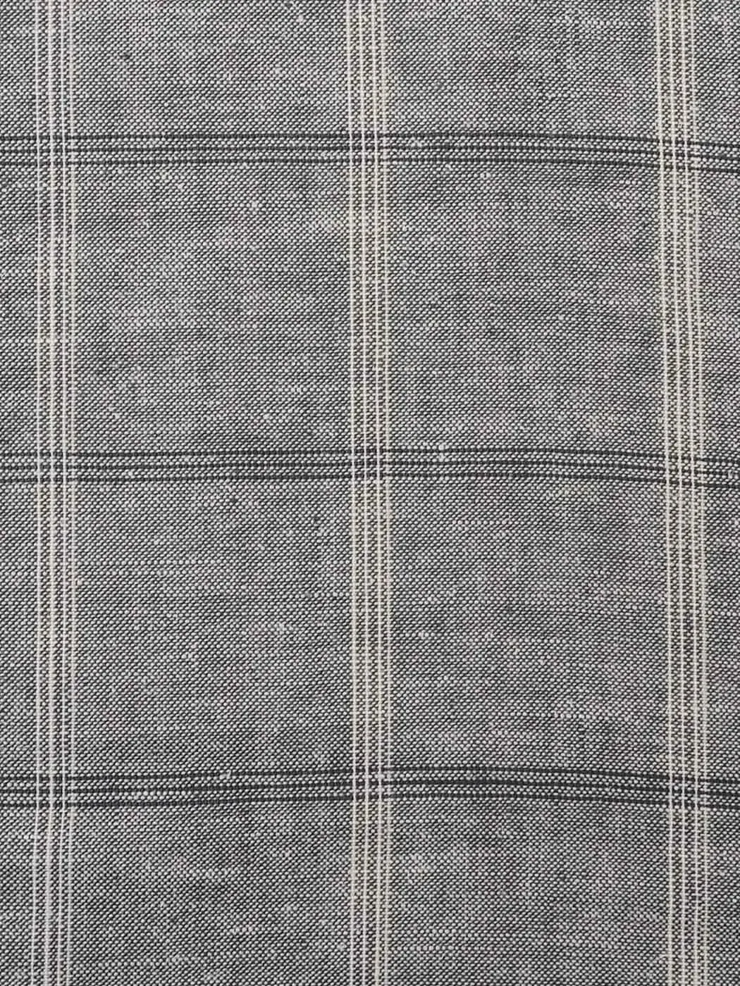 Hemp & Organic Cotton Light Weight Plaid Fabric ( HG58E252A )