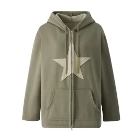 Hip Hop Zip Up Hoodie