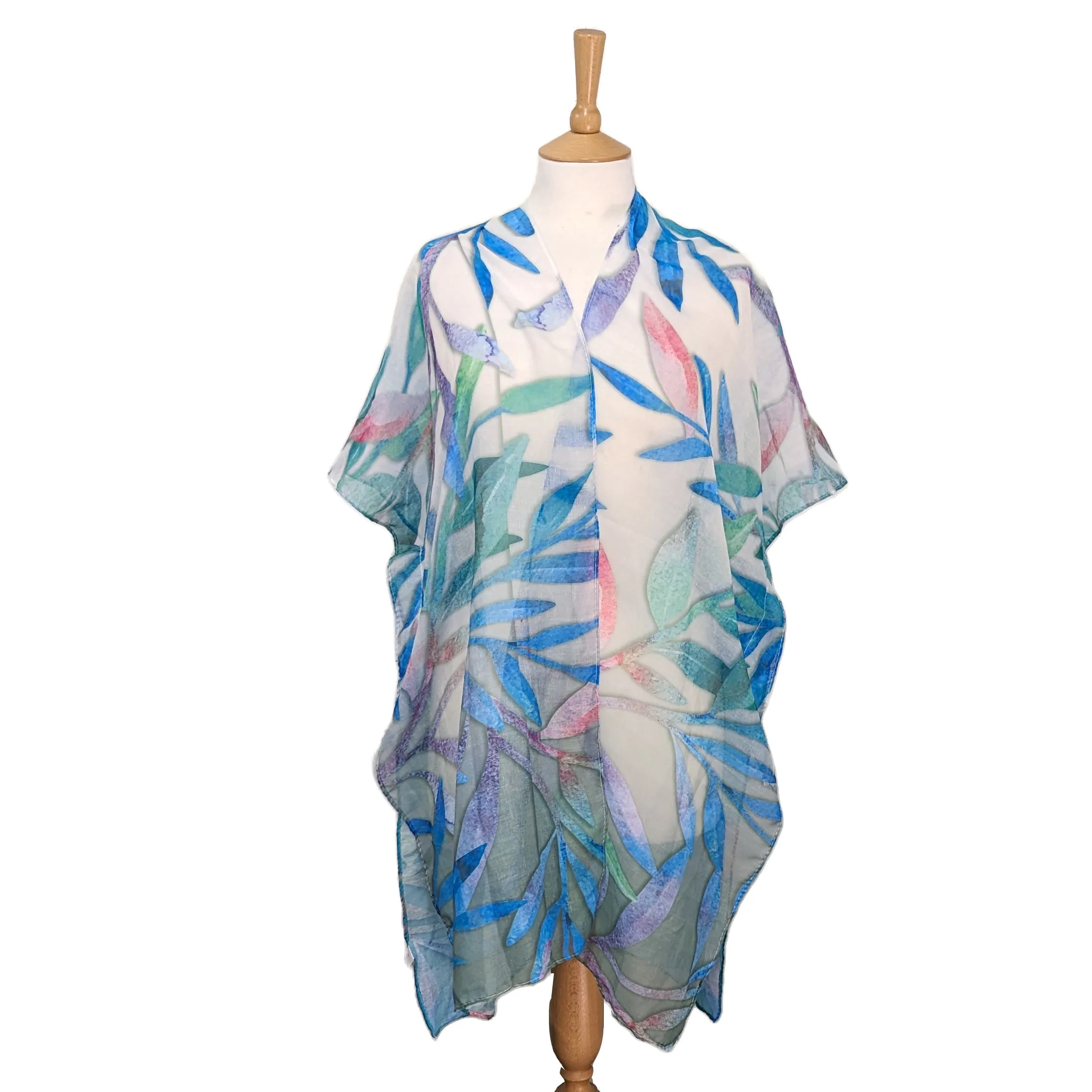 Kaftan - Aquamarine Leaves