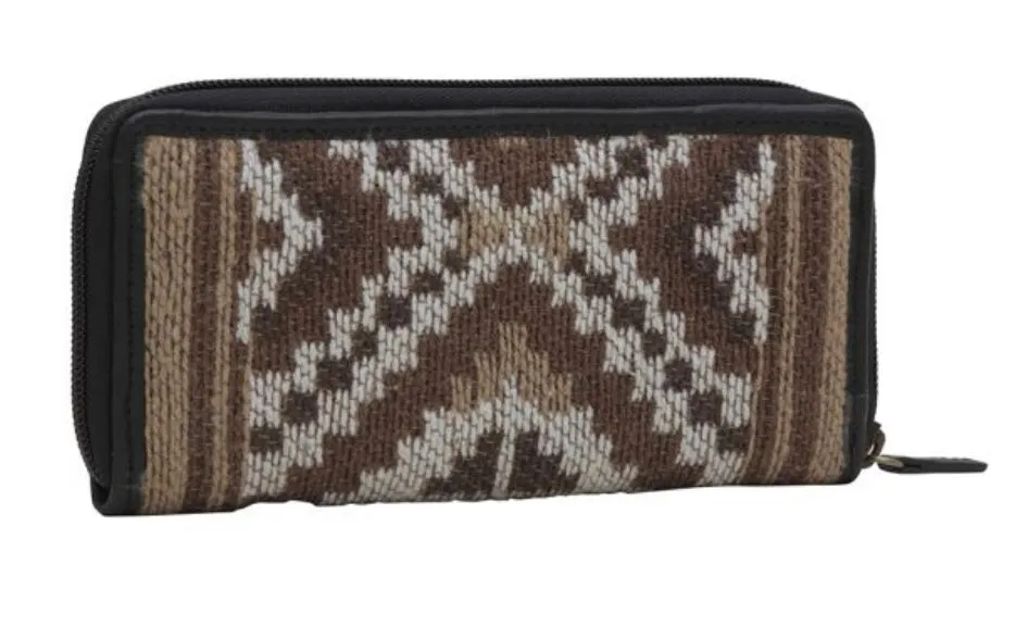 Maize Woven Fabric Wallet