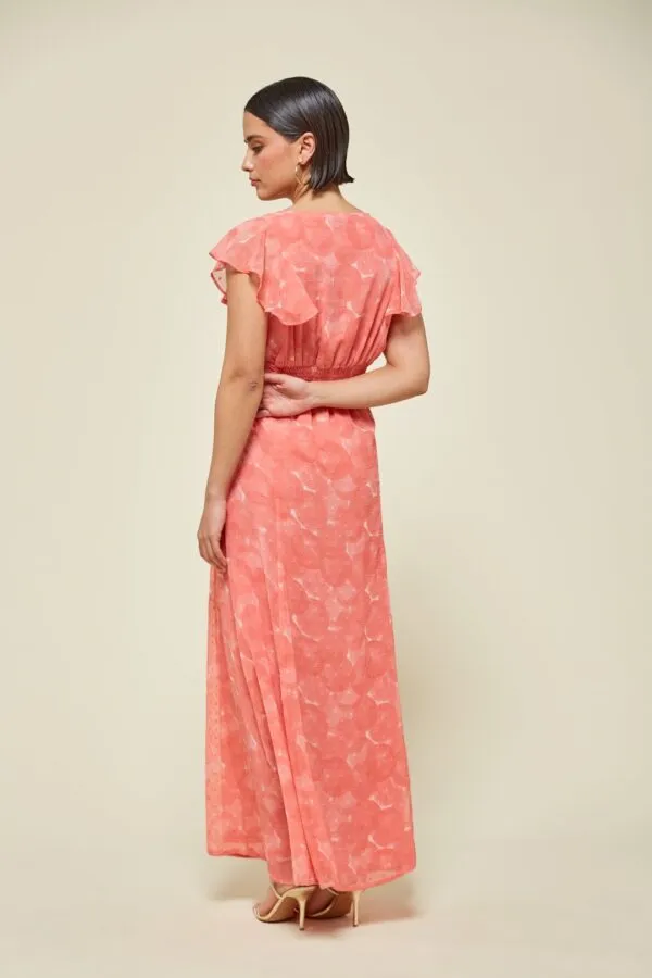 Md'M Andrews Coral Dress