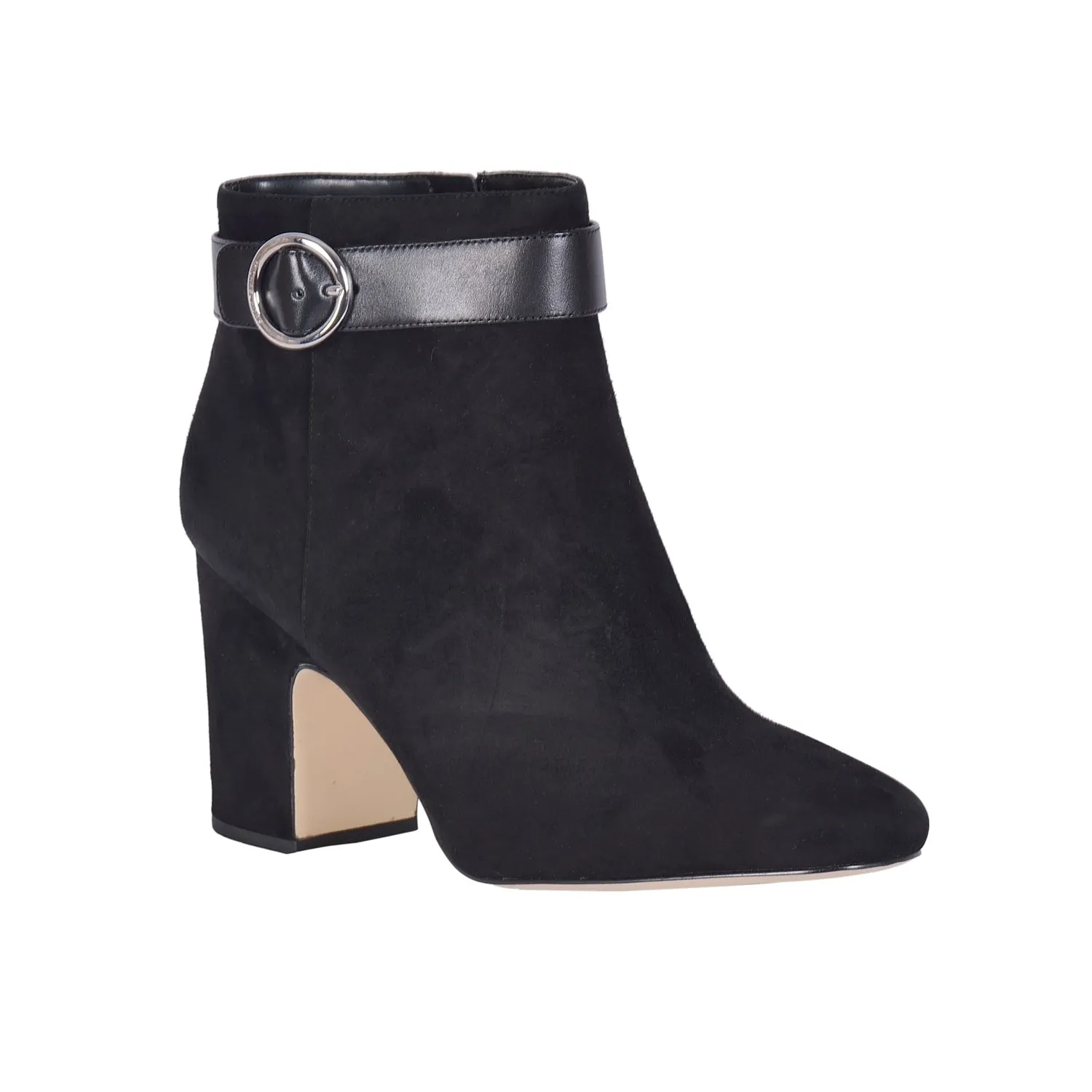 MICHAEL KORS Alana Black Suede Ankle Boots