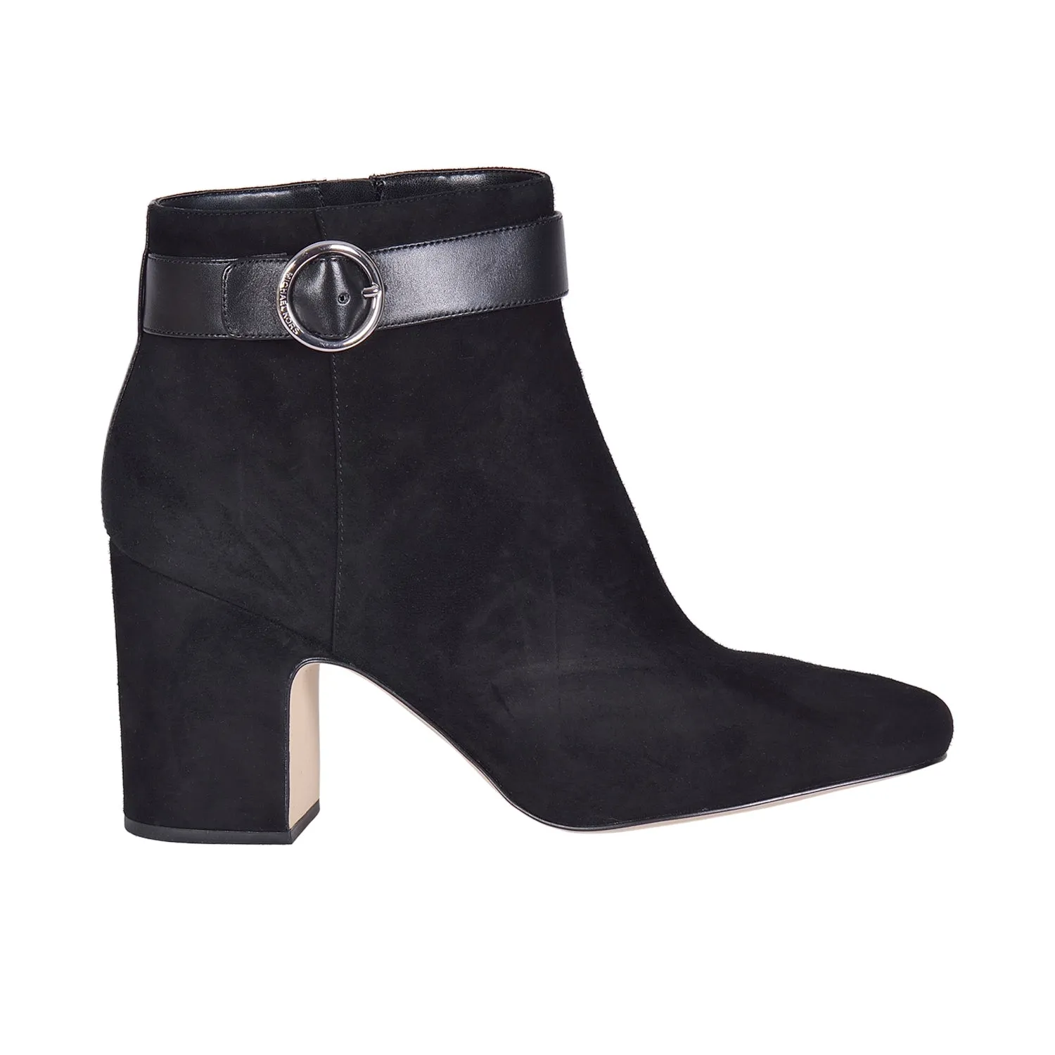 MICHAEL KORS Alana Black Suede Ankle Boots