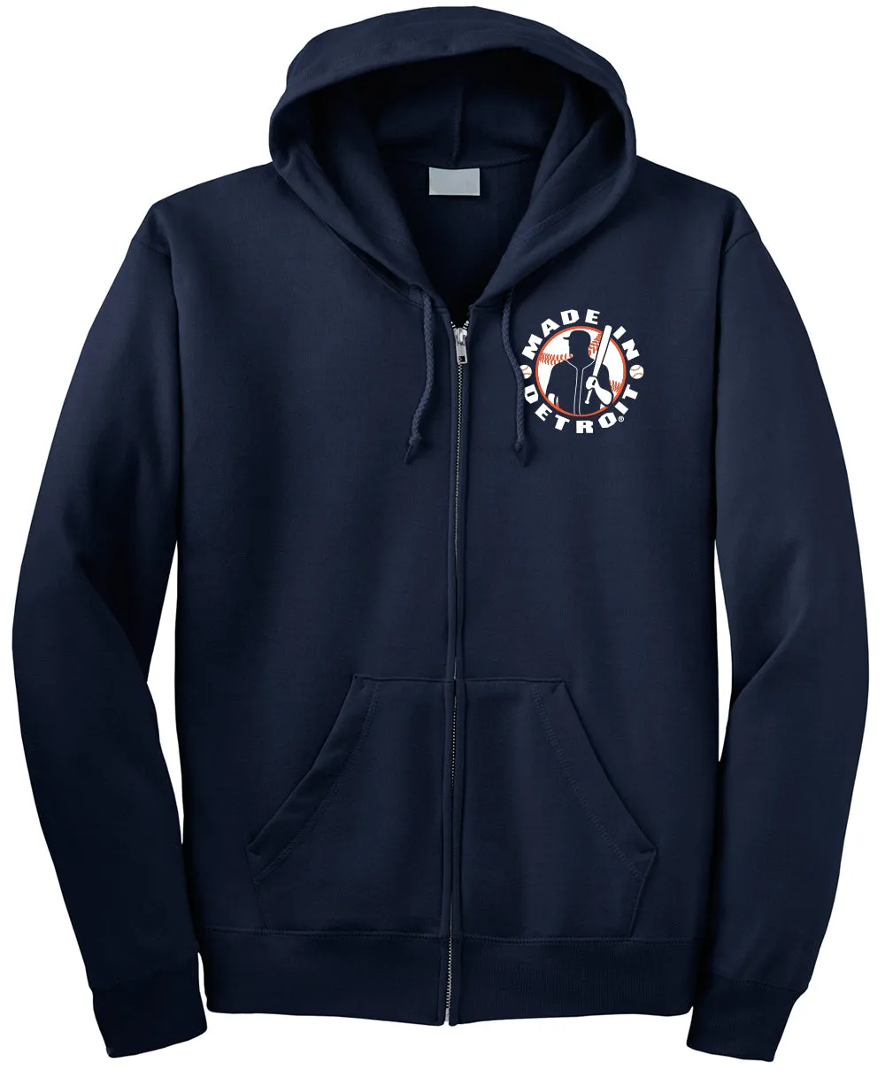 MID Baseball Navy Zip-Up