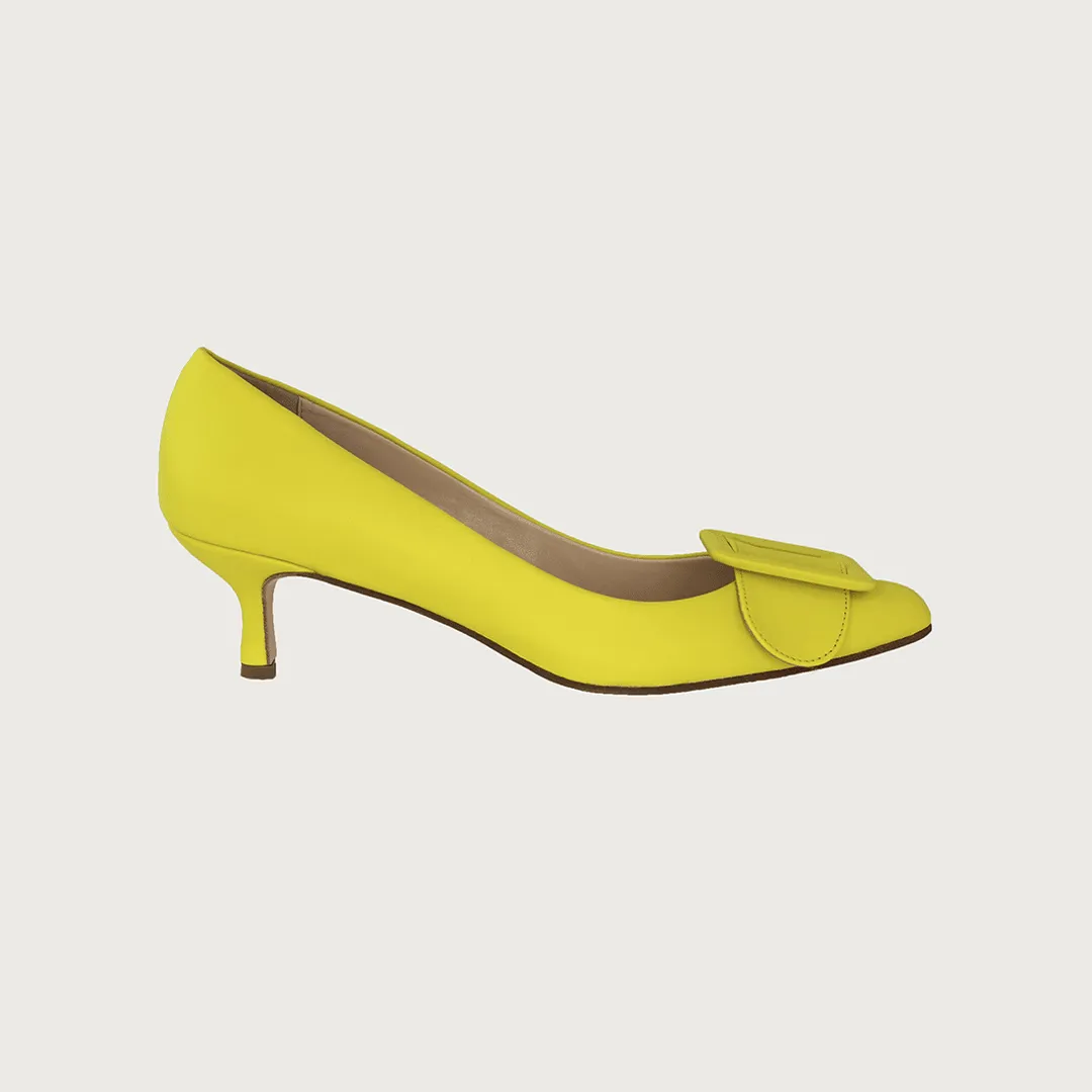 MILK CANARY YELLOW LEATHER