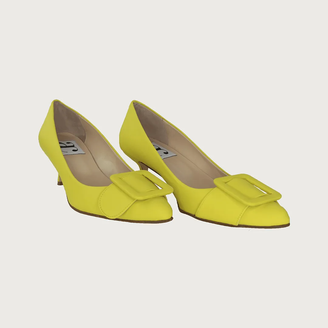 MILK CANARY YELLOW LEATHER