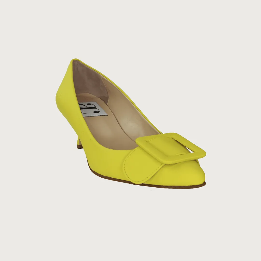 MILK CANARY YELLOW LEATHER